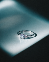 Anillo de Plata 925 con Circón Azul
