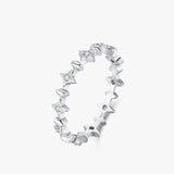 Anillo Cruz Geométrica de Plata 925