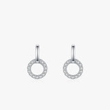 Pendientes Circulares Huecos Plata 925