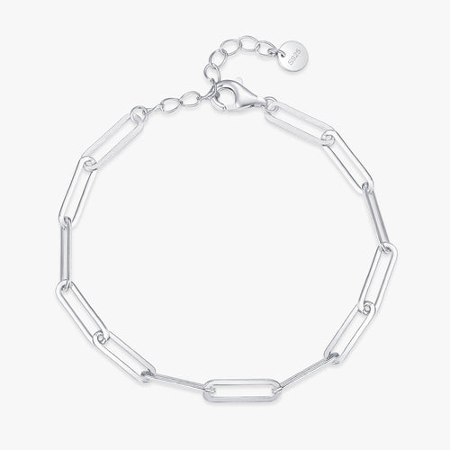 Pulsera Geométrica Calada Plata 925